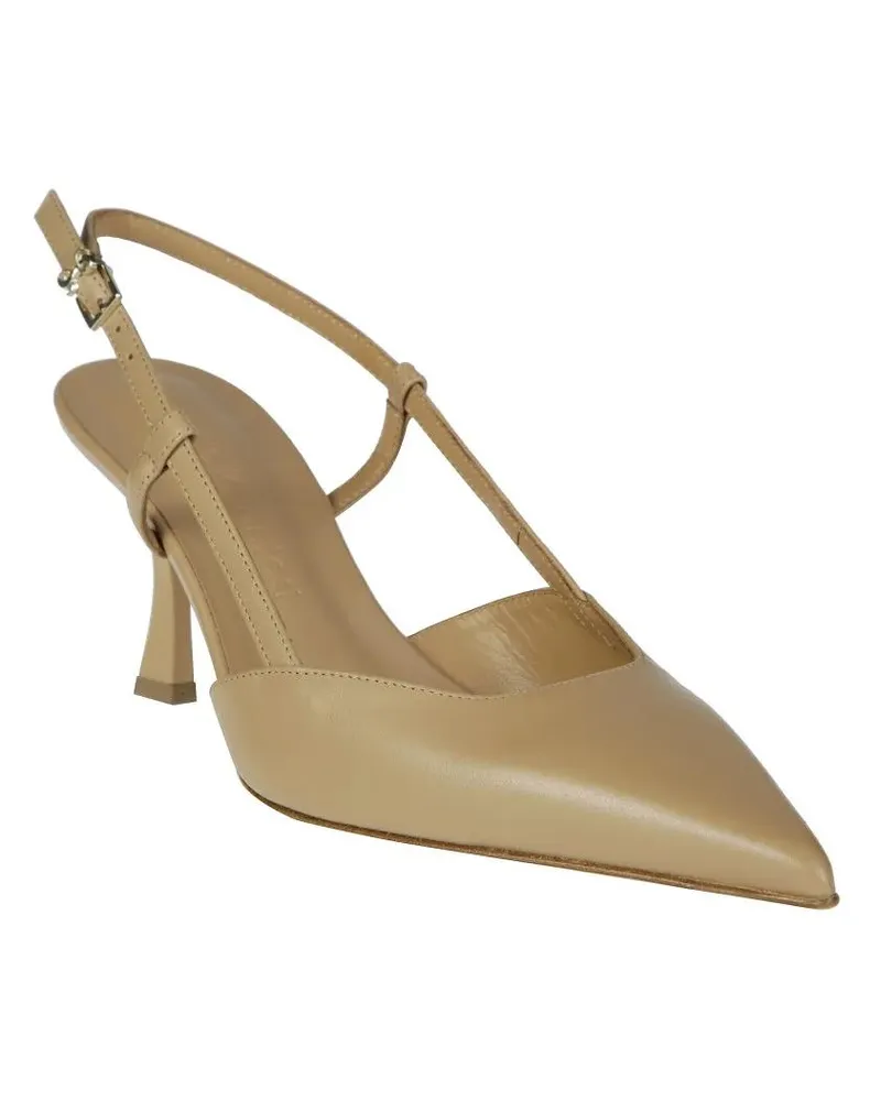 Sergio Levantesi Hohe Schuhe Pointed Toe Slingback Heels braun Braun