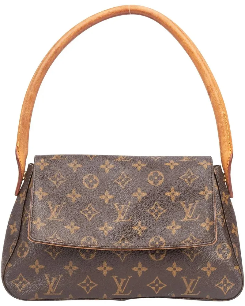 Louis Vuitton Crossbody Bags  Canvas Monogram Looping PM Handbag braun Braun