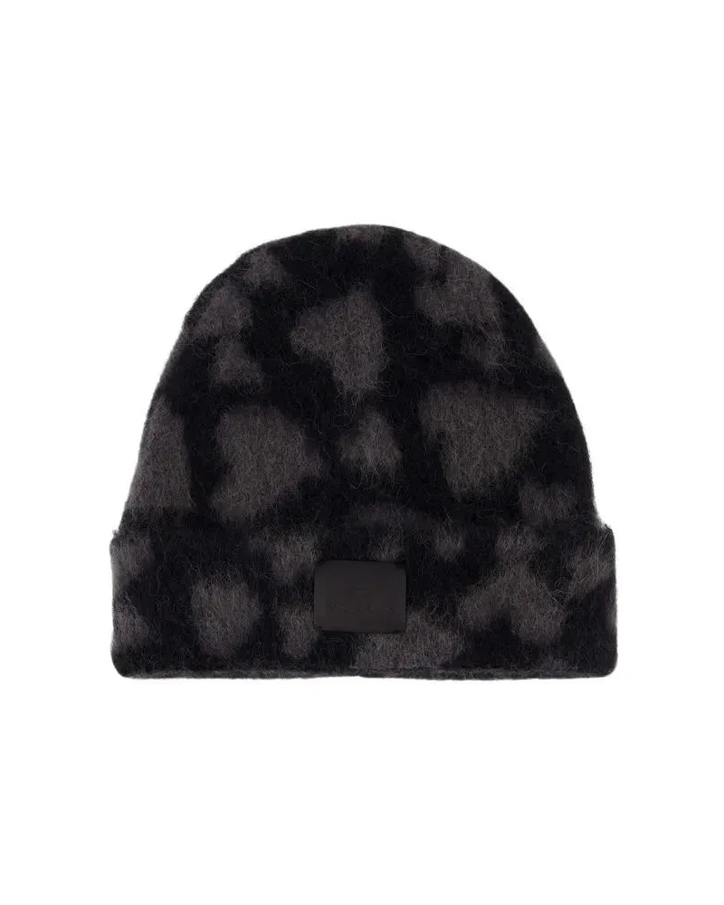 Anine Bing Caps & Mützen Elia Beanie - Wool - Black schwarz Schwarz