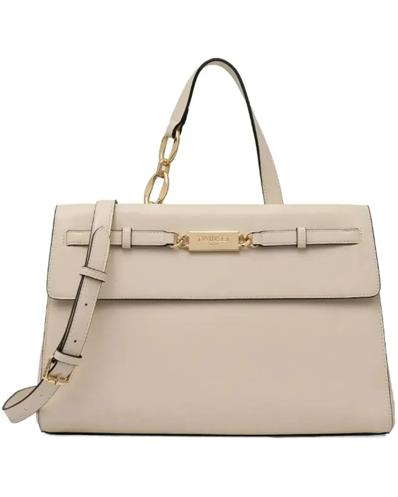 Twin-Set Crossbody Bags Bags Madreperla weiß Weiß