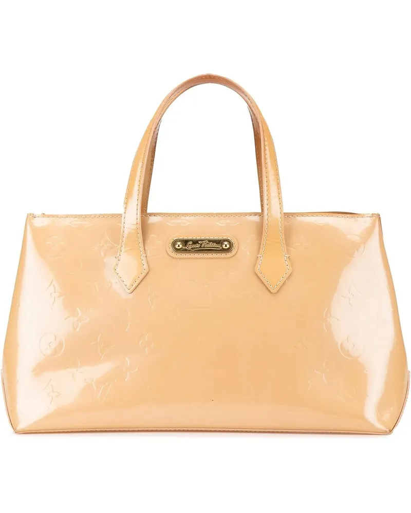 Louis Vuitton Crossbody Bags Monogram Vernis Wilshire PM braun Braun