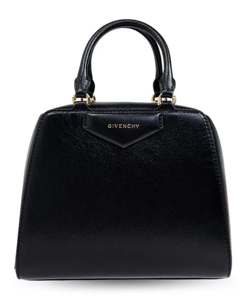 Givenchy Hobo Bags Antigona Cube Mini Handbag With Structured Silhoue schwarz Schwarz