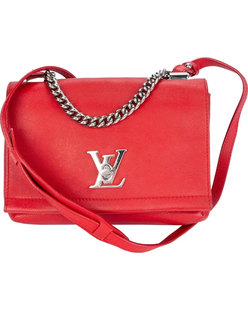 Louis Vuitton Crossbody Bags  Lockme BB Red Leather Crossbody Bag bunt Bunt