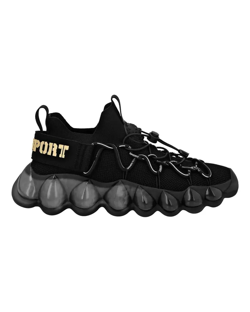 Philipp Plein Low-Top Sneaker Runner Sneaker The Bubble Gen.x.02 Tiger schwarz Schwarz