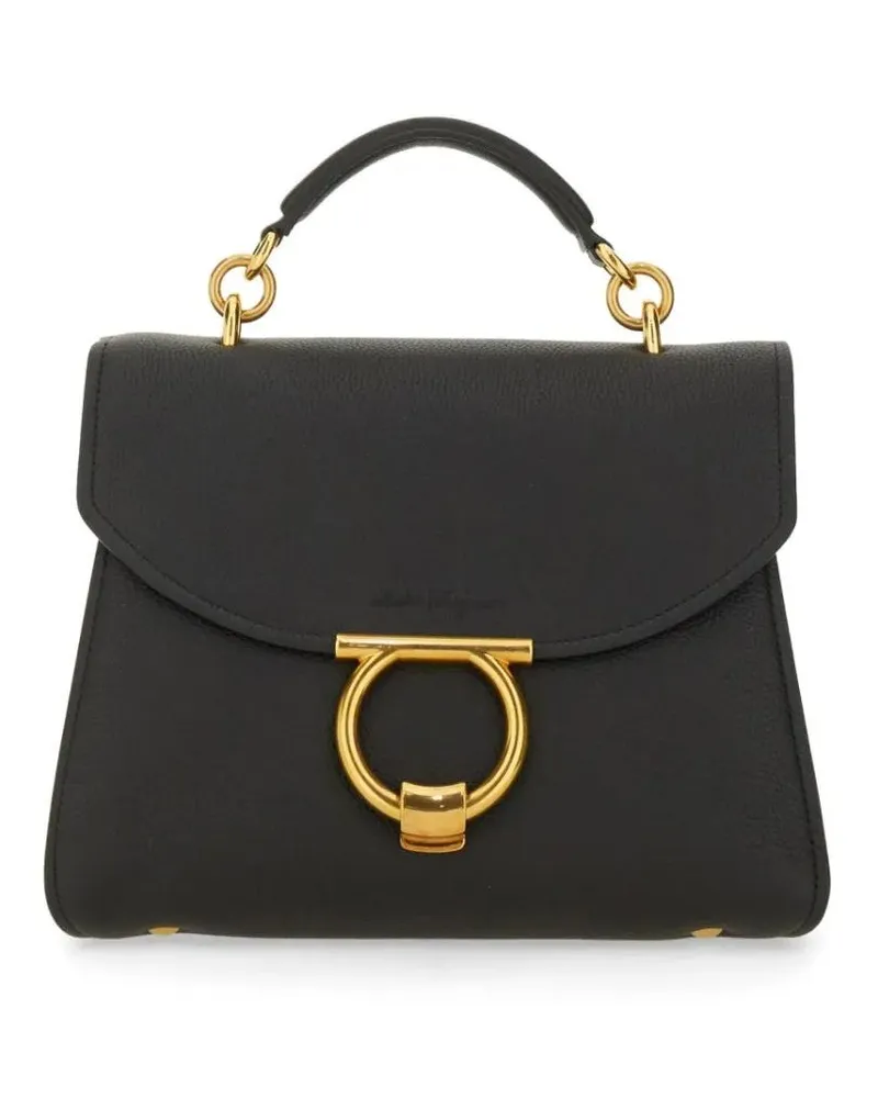 Ferragamo Crossbody Bags Mini Hooks Handbag schwarz Schwarz