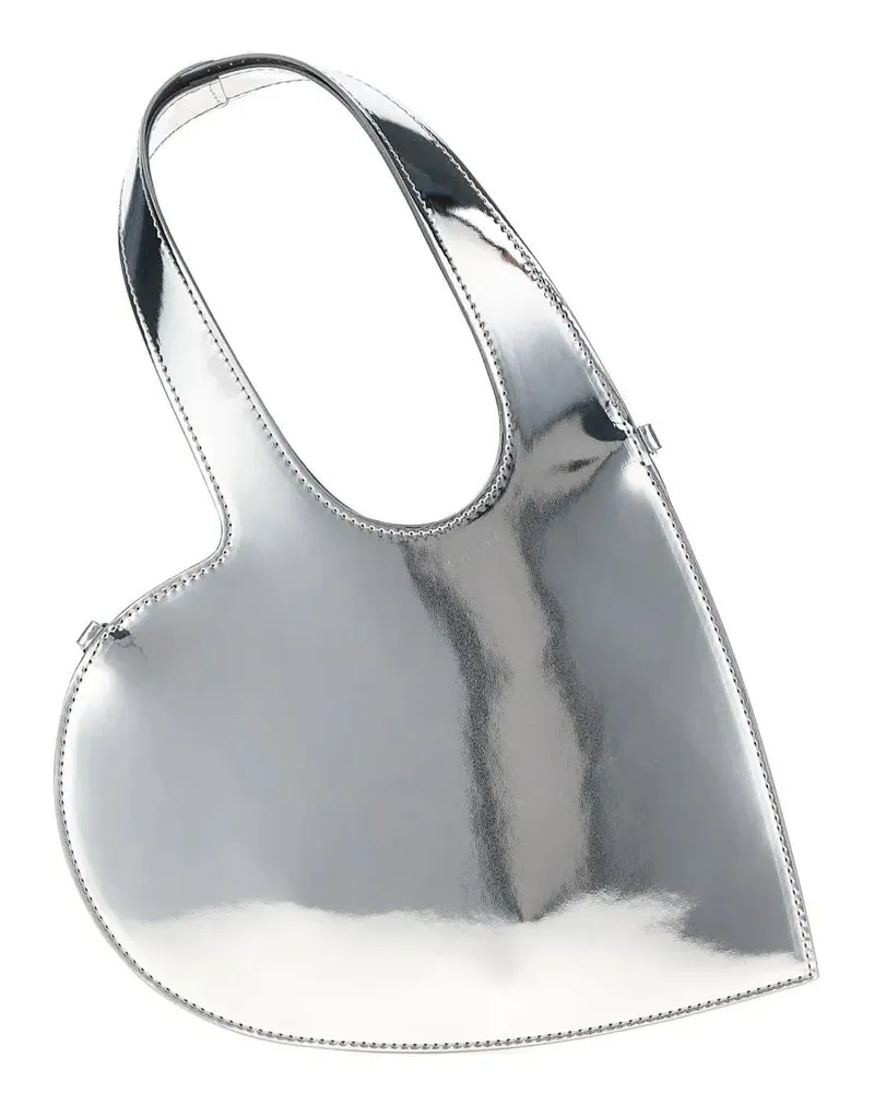 COPERNI Hobo Bags 'Baby Heart' Handbag silberfarben 