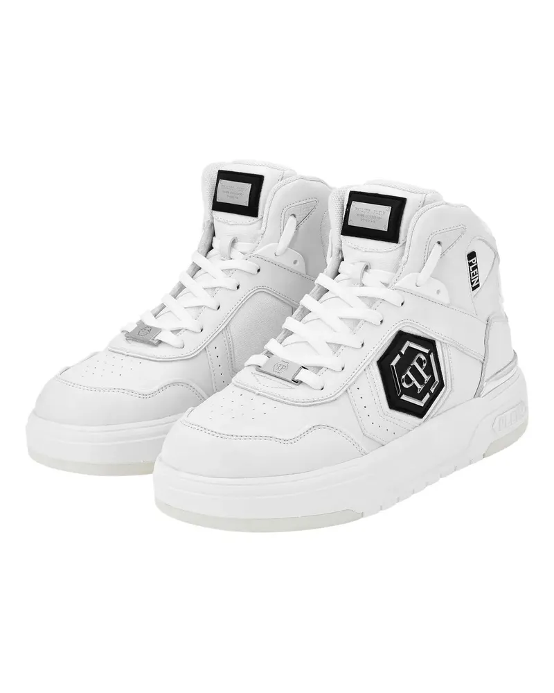 Philipp Plein Low-Top Sneaker Hightop-Sneaker Predator weiß Weiß