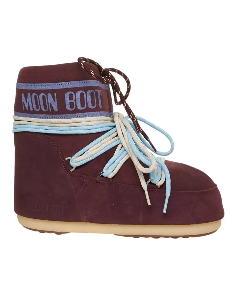 Moon Boot Stiefel Icon Low Suede' Boots schwarz Schwarz