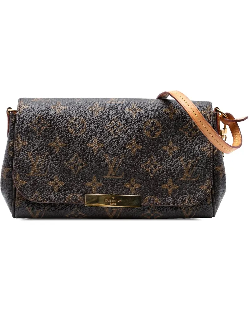 Louis Vuitton Hobo Bags Monogram Favorite PM braun Braun