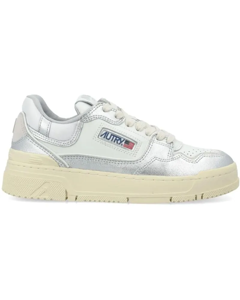 AUTRY Low-Top Sneaker Sneakers White Silver silberfarben Silber