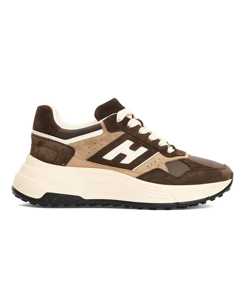 Hogan Low-Top Sneaker H669 Hi Fi Brown Suede Running Sneakers braun Braun