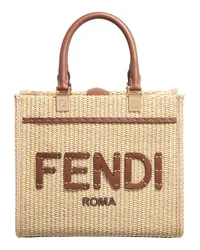 Fendi Satchel Bag Small Sunshine Handbag Beige