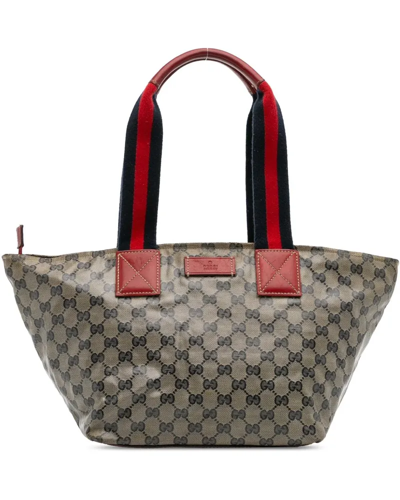 Gucci Shopper GG Crystal Web Tote braun Braun