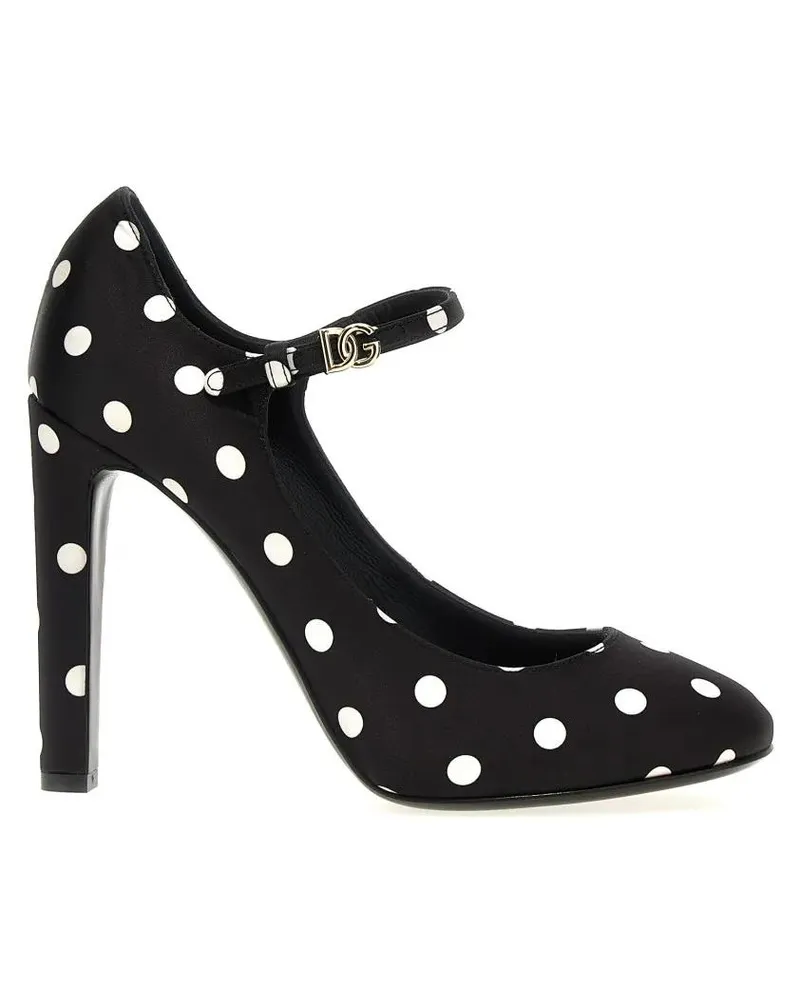 Dolce & Gabbana Hohe Schuhe 'Mary Jane Sharon' Pumps schwarz Schwarz