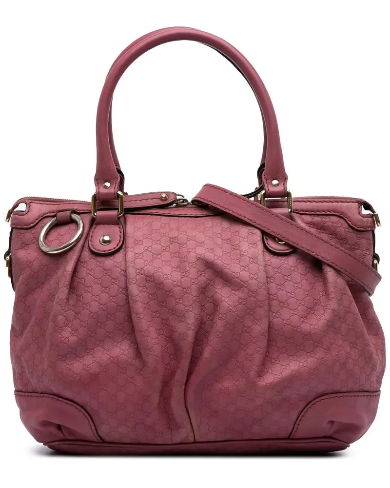Gucci Hobo Bags Microssima Sukey Satchel rosa Gold