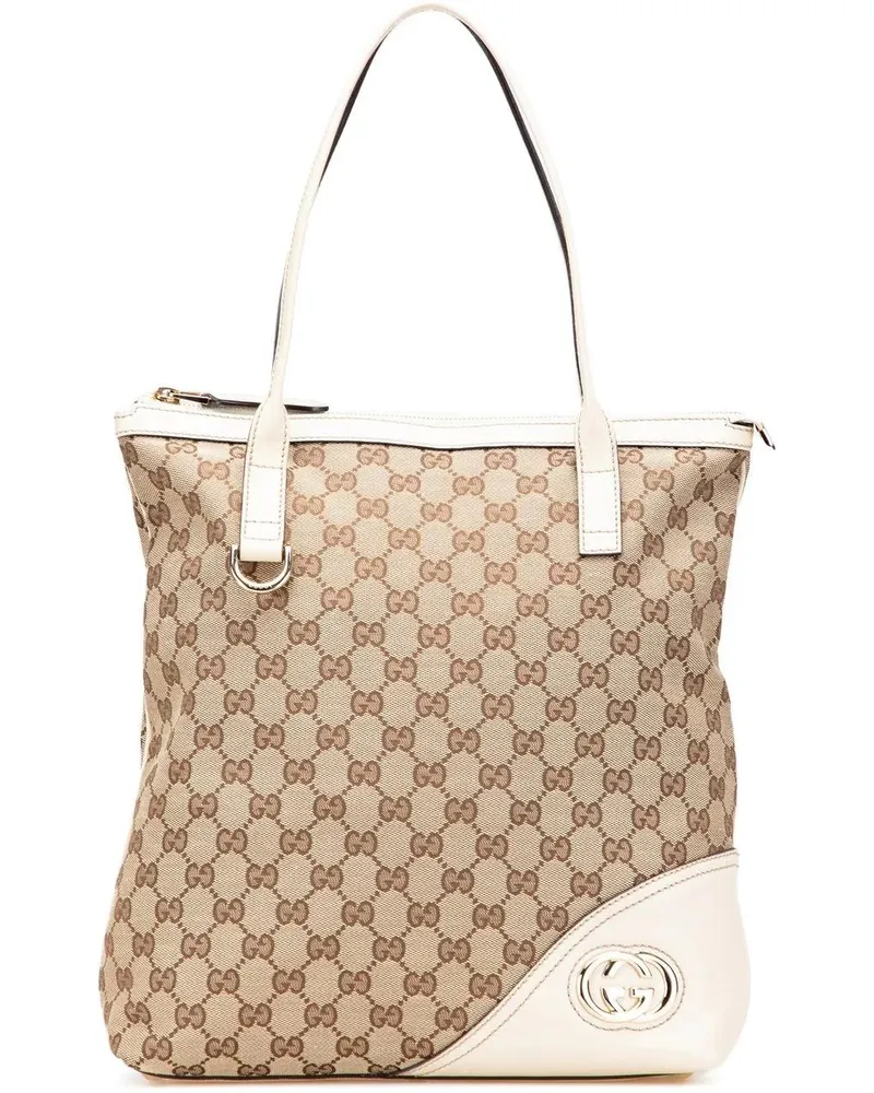 Gucci Shopper GG Canvas Britt Tote braun Braun