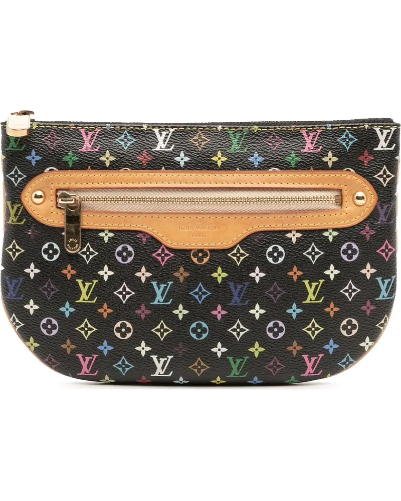 Louis Vuitton Kosmetiktaschen Monogram Multicolore Pochette Plate GM schwarz Schwarz