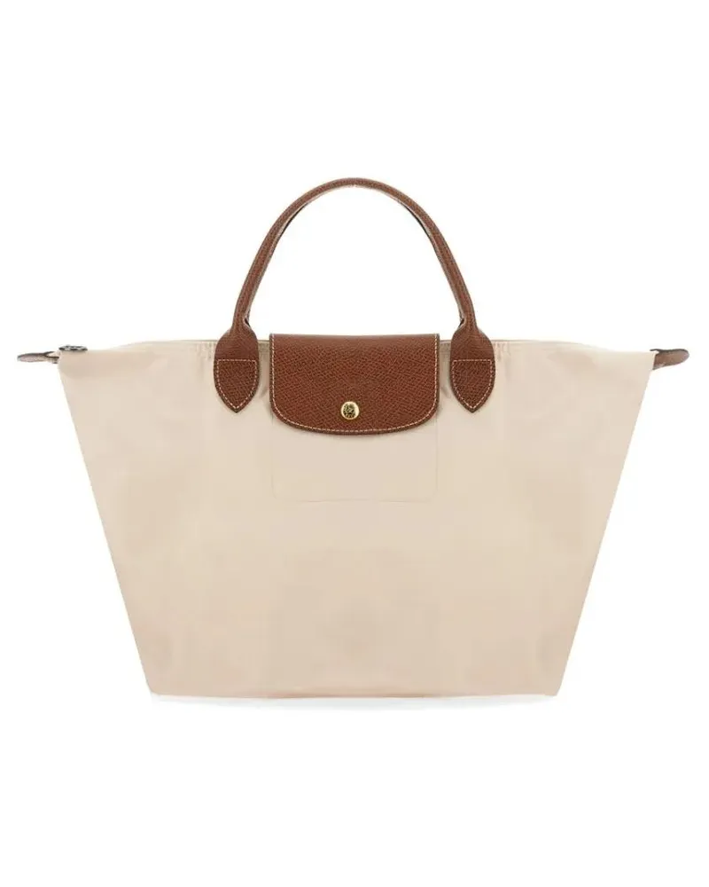 Longchamp Hobo Bags Le Pliage Medium Bag weiß Weiß