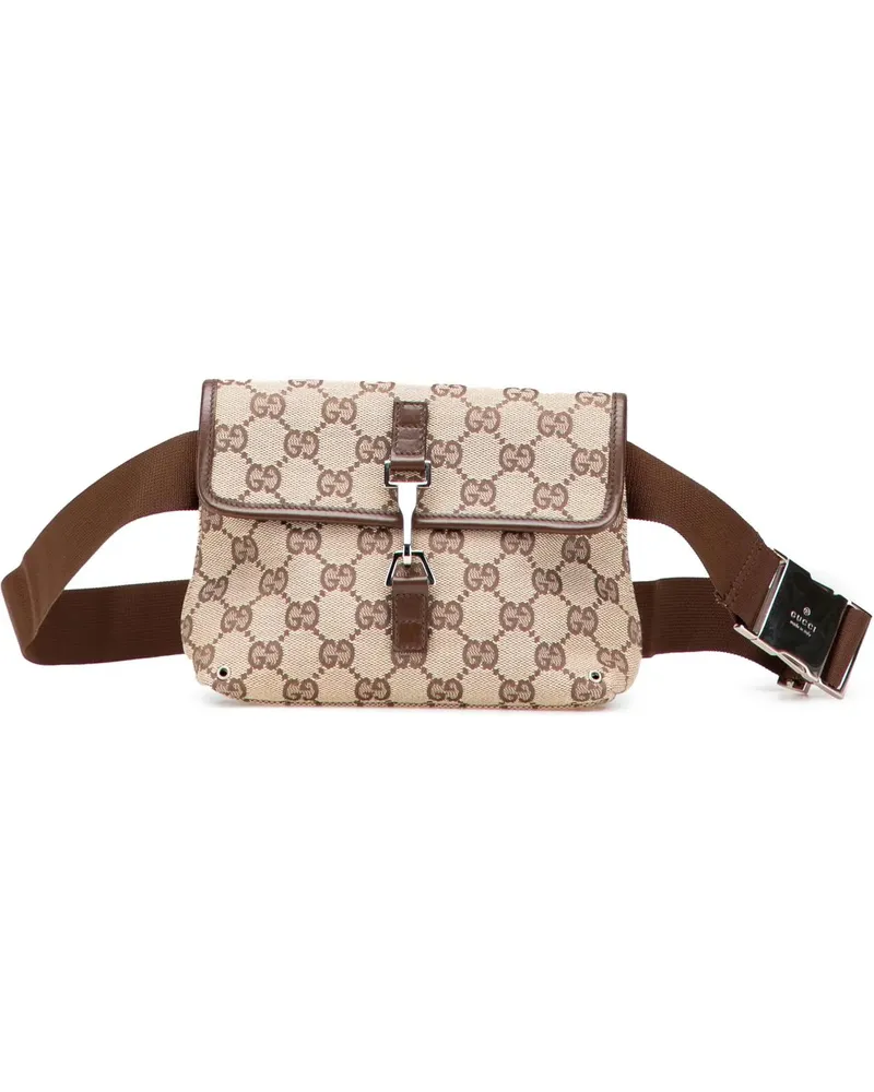 Gucci Bauchtaschen GG Canvas Jackie Belt Bag braun Braun