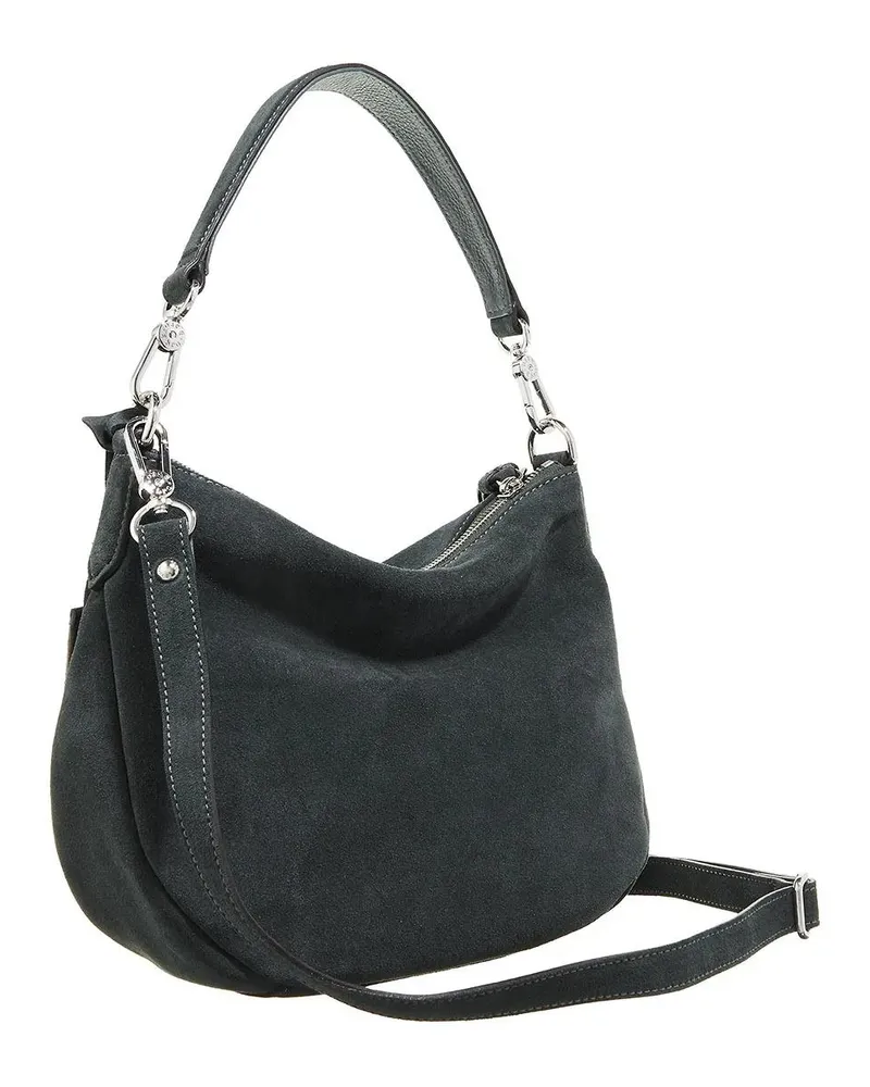 Suede Abro Hobo Bag Schwarz Abro Hobo Bags Beutel Juna Small/ Sage