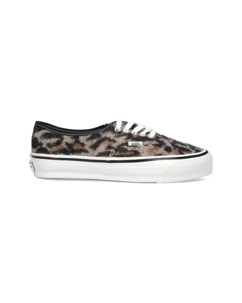 Vans Low-Top Sneaker Leopard Print Low-Top Sneakers With Contrast Detai braun Braun