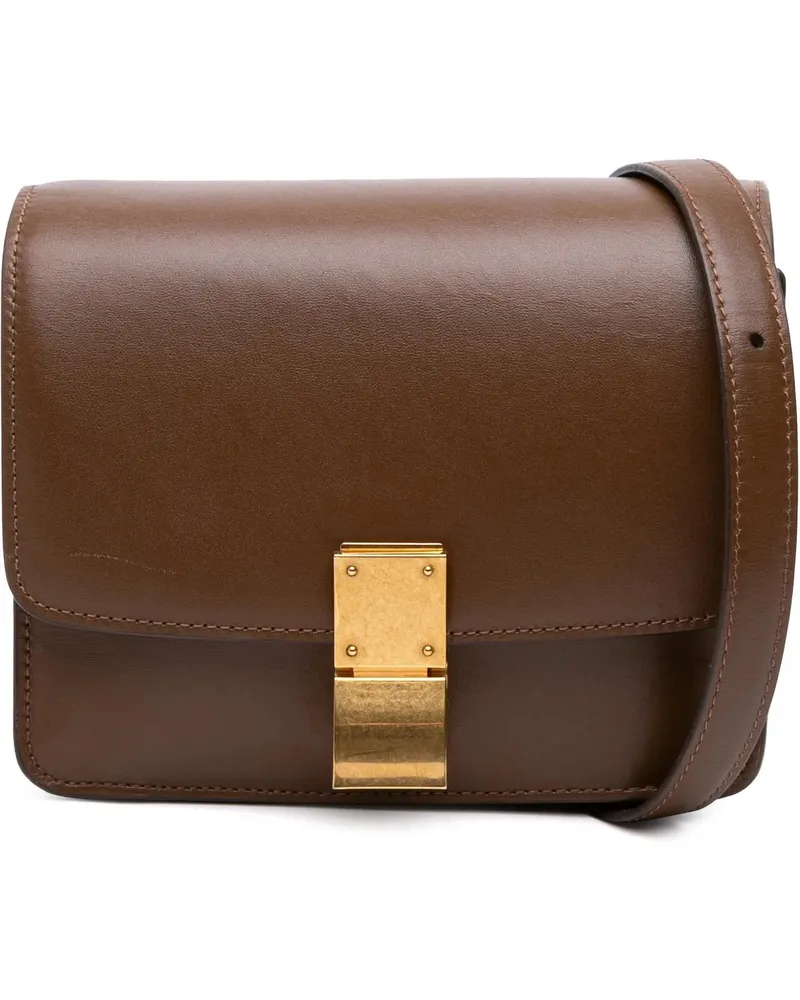 Celine Hobo Bags Small Calfskin Classic Box braun Braun