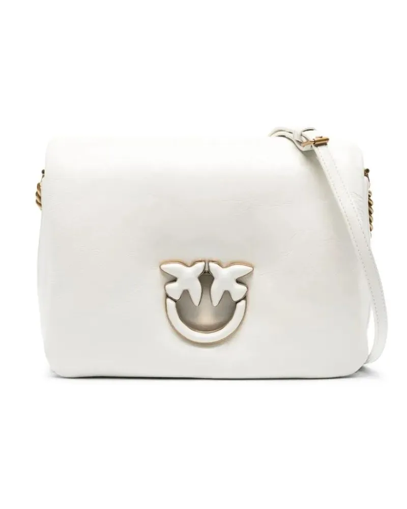 Pinko Hobo Bags Love Leather Crossbody Bag weiß Weiß