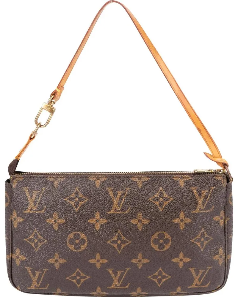 Louis Vuitton Crossbody Bags  Canvas Monogram Pochette Accessoire braun Braun