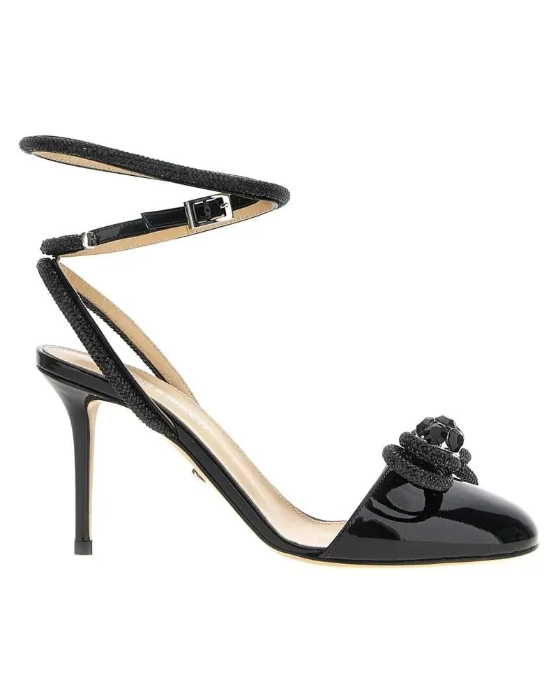 Mach & Mach Hohe Schuhe 'Double Bow' Pumps schwarz Schwarz
