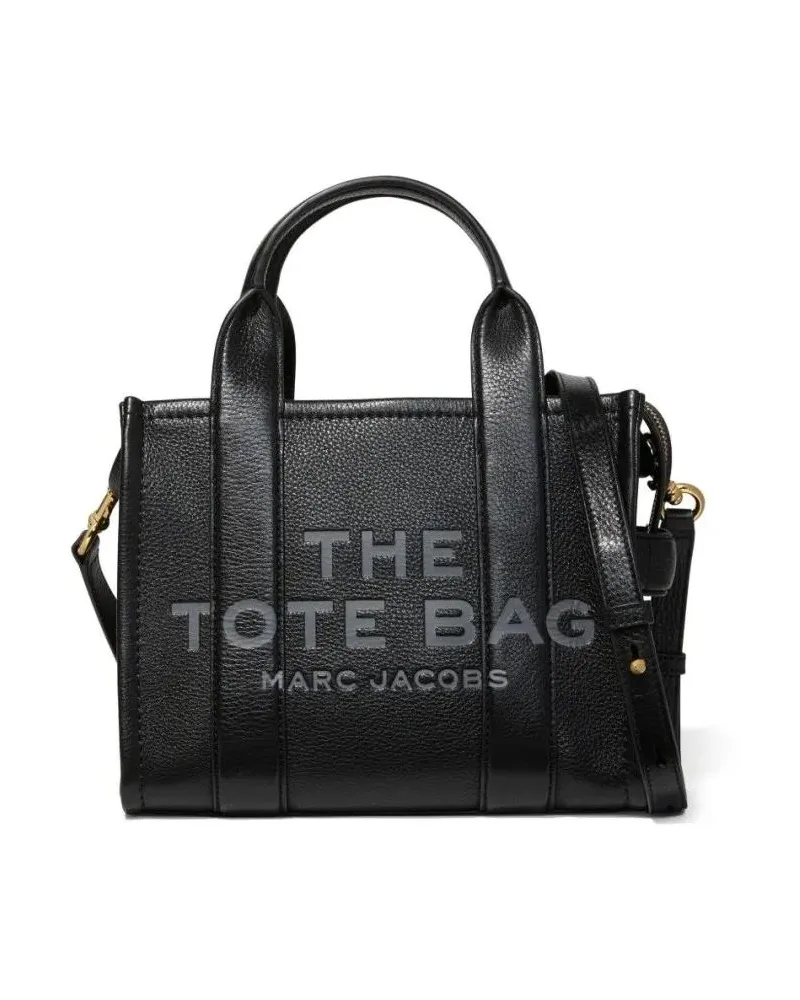 Marc Jacobs Shopper & Totes Textured Black Tote Bag With Dual Handles And Adju schwarz Schwarz