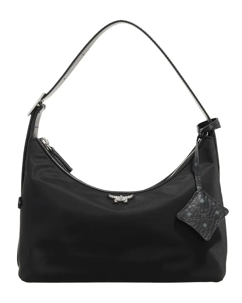 MCM Hobo Bags Aren Fbr Hobo Sml Bk, One Size schwarz Schwarz
