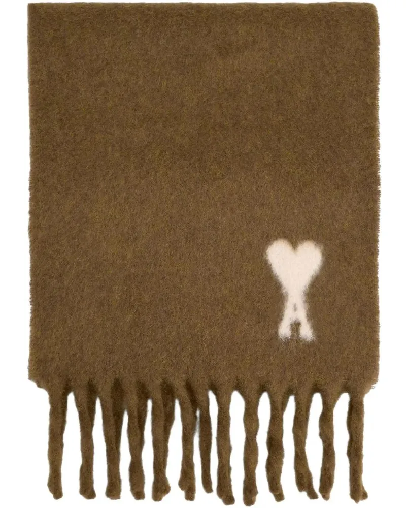 AMI Paris Tücher & Schals Scarfs Brown braun Braun