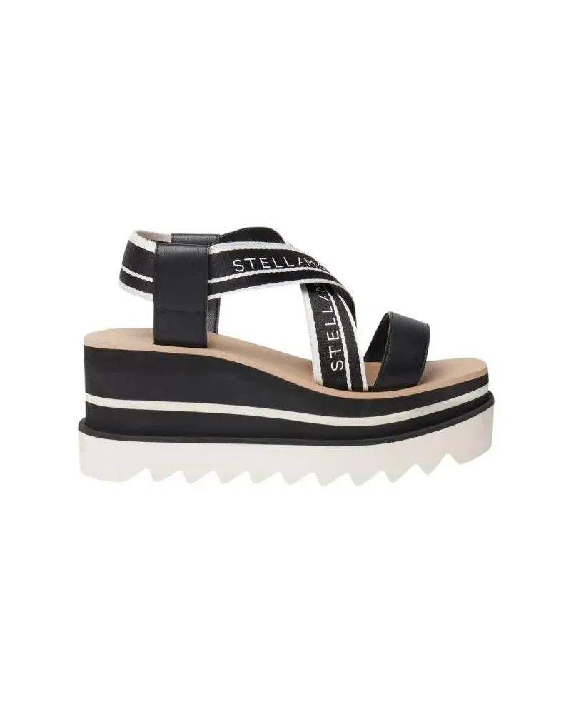 Stella McCartney Sandalen Chunky Platform Sandals With Wide Straps schwarz Schwarz