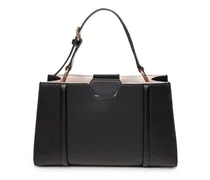 Shopper & Totes Riva M Tote Leather Handbag Black Color schwarz