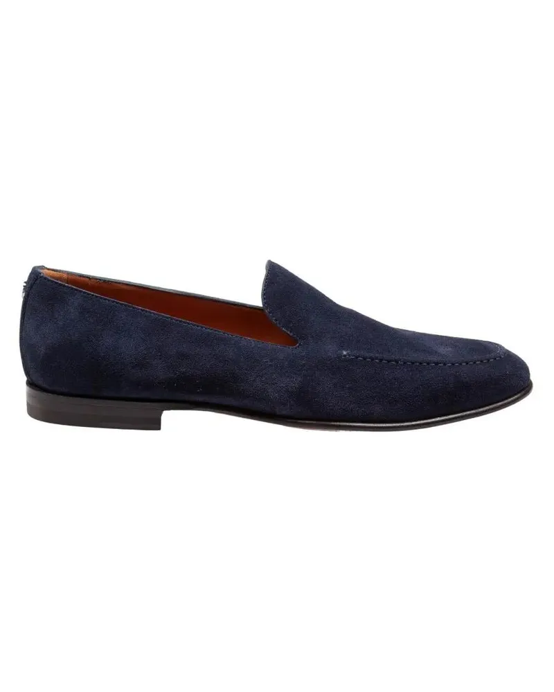 Dolce & Gabbana Loafer Calfskin Crust Moccasin With Rounded Toe schwarz Schwarz