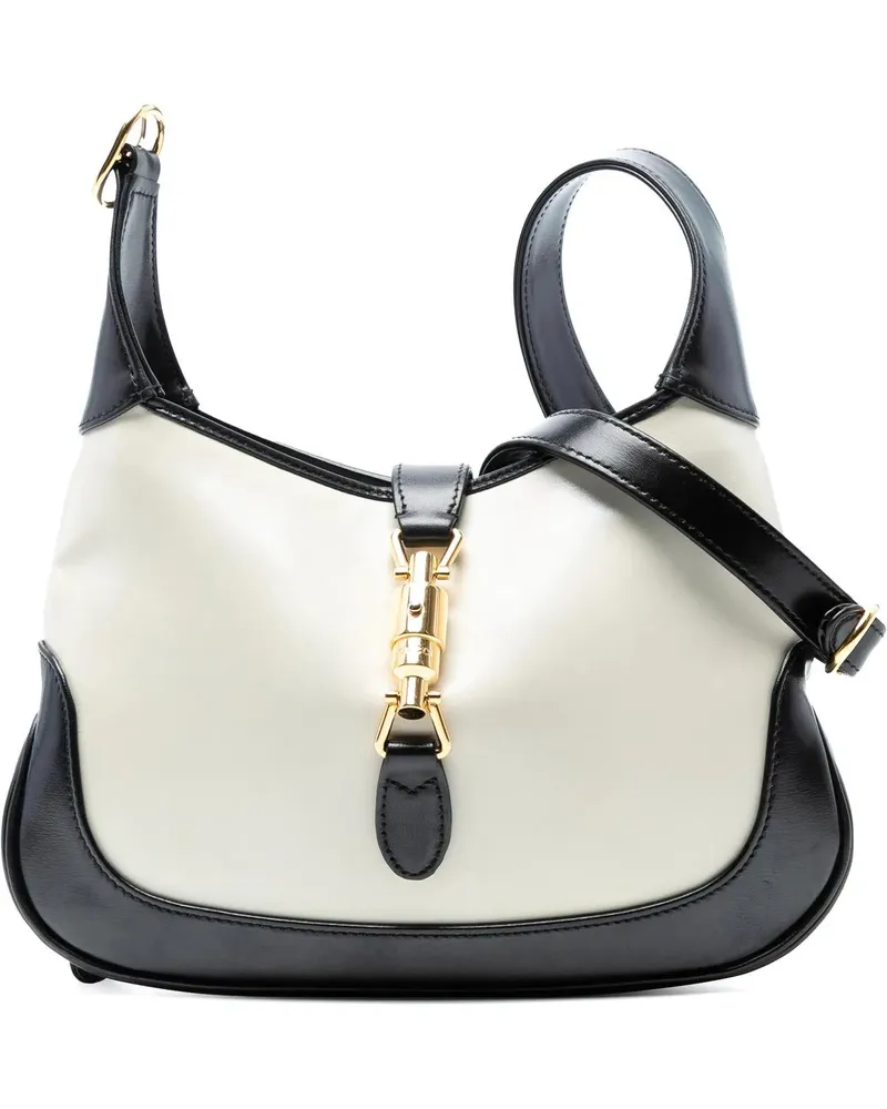 Gucci Hobo Bags Small Bicolor Leather Jackie 1961 Crossbody weiß Weiß