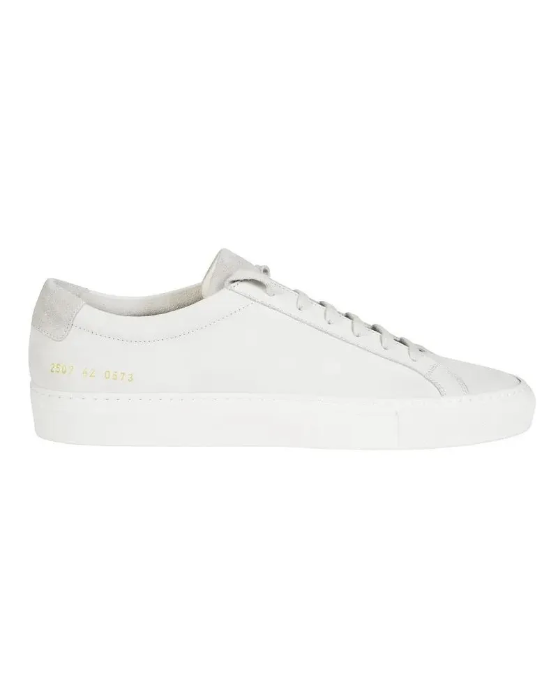Common Projects Low-Top Sneaker Achilles Nubuck Sneakers weiß Weiß