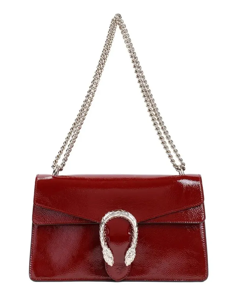 Gucci Hobo Bags  Dionysus Shoulder Bag In Glossy Red Leather rot Rot