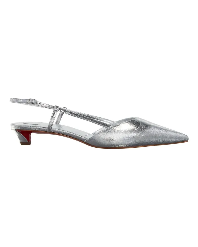 Christian Louboutin Pumps & High Heels Miss Z Slingina silberfarben Silber