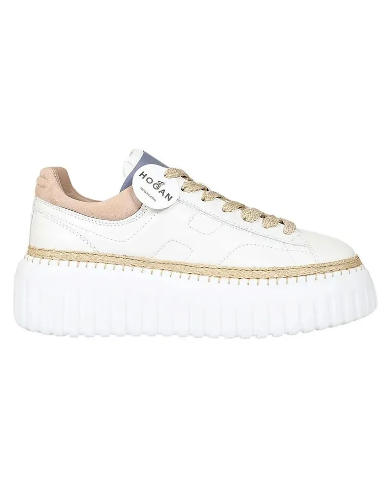 Hogan Low-Top Sneaker H659 Platform Sneakers With Leather Upper weiß Weiß