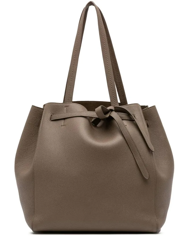 Celine Shopper Small Leather Phantom Cabas Tote braun Braun