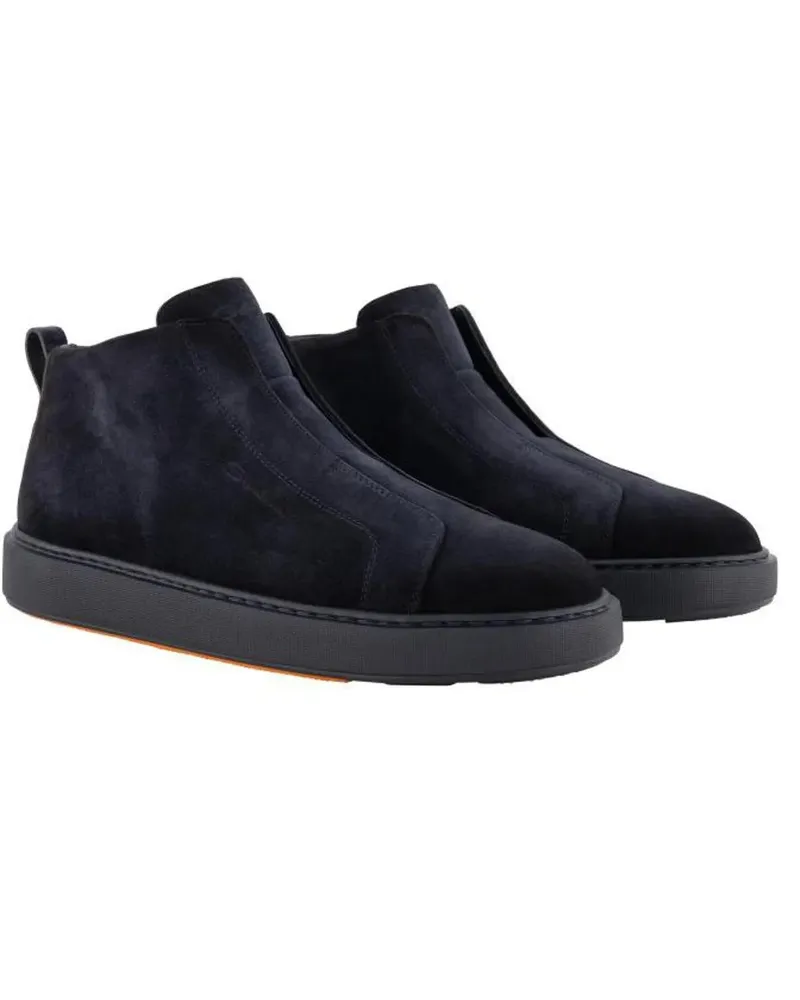 Santoni Low-Top Sneaker Victorymid-c-gelu blau Blau