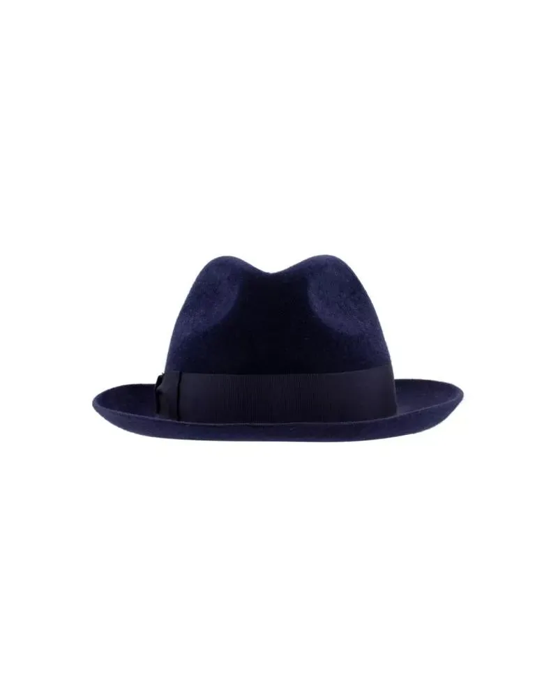 Borsalino Caps & Mützen Blue Hat blau Blau