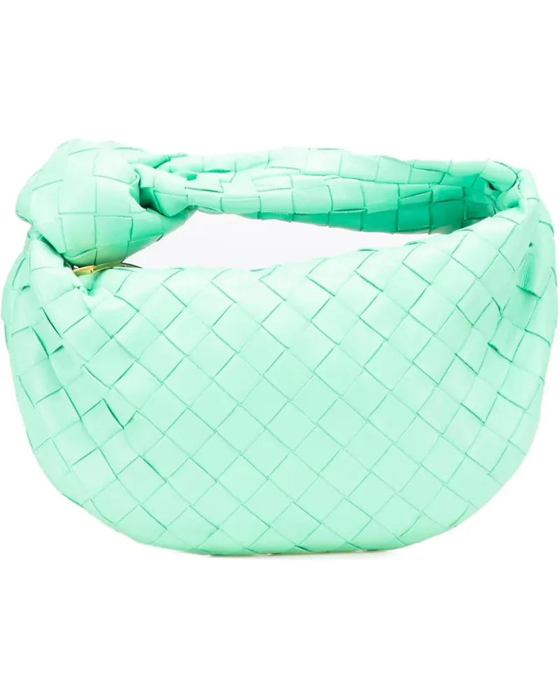 Bottega Veneta Hobo Bags Mini Nappa Intrecciato Jodie grün Grün