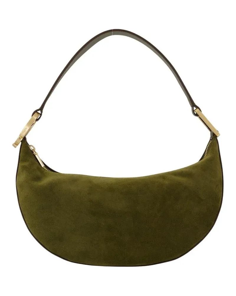 Cult Gaia Hobo Bags Leesa Shoulder Bag - Leather - Green schwarz Schwarz