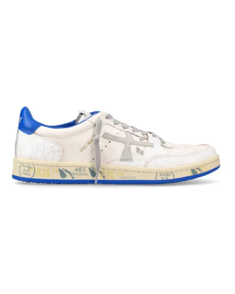 Premiata Low-Top Sneaker Vintage White Leather Bskt Clay Sneakers weiß Weiß