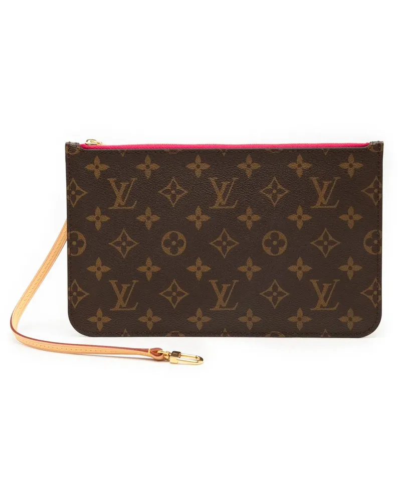 Louis Vuitton Kosmetiktaschen Monogram Neverfull Pouch braun Braun