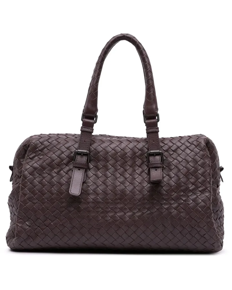 Bottega Veneta Crossbody Bags 2012-2024 Nappa Intrecciato Boston Bag braun Braun