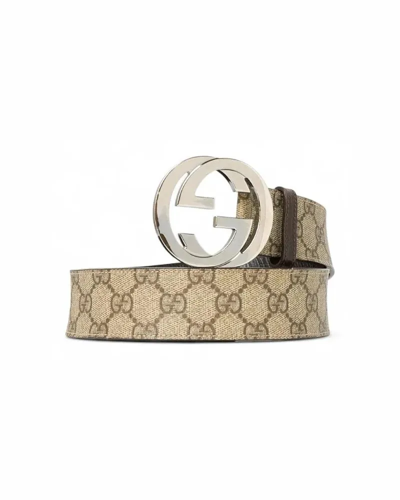 Gucci Gürtel Interlocking Gg Supreme Canvas Belt beige Beige