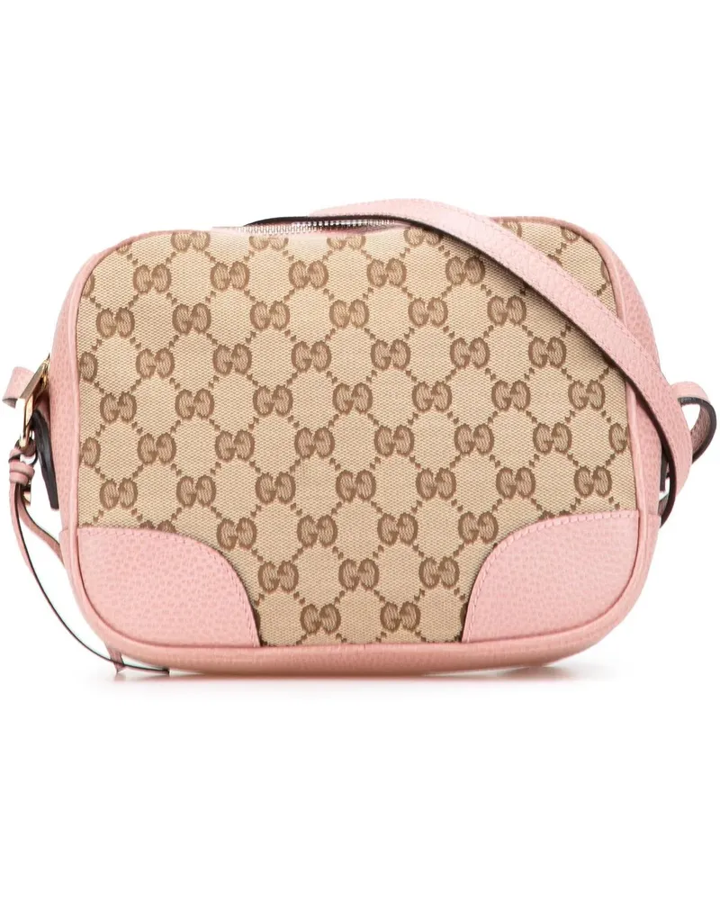 Gucci Hobo Bags GG Canvas Bree Crossbody braun Braun